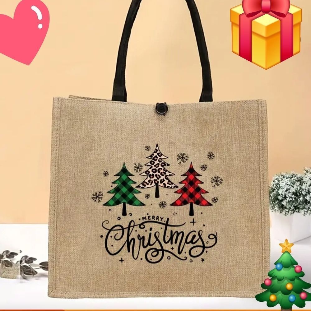 Festive Christmas Tote Bag - Picture 4 of 5